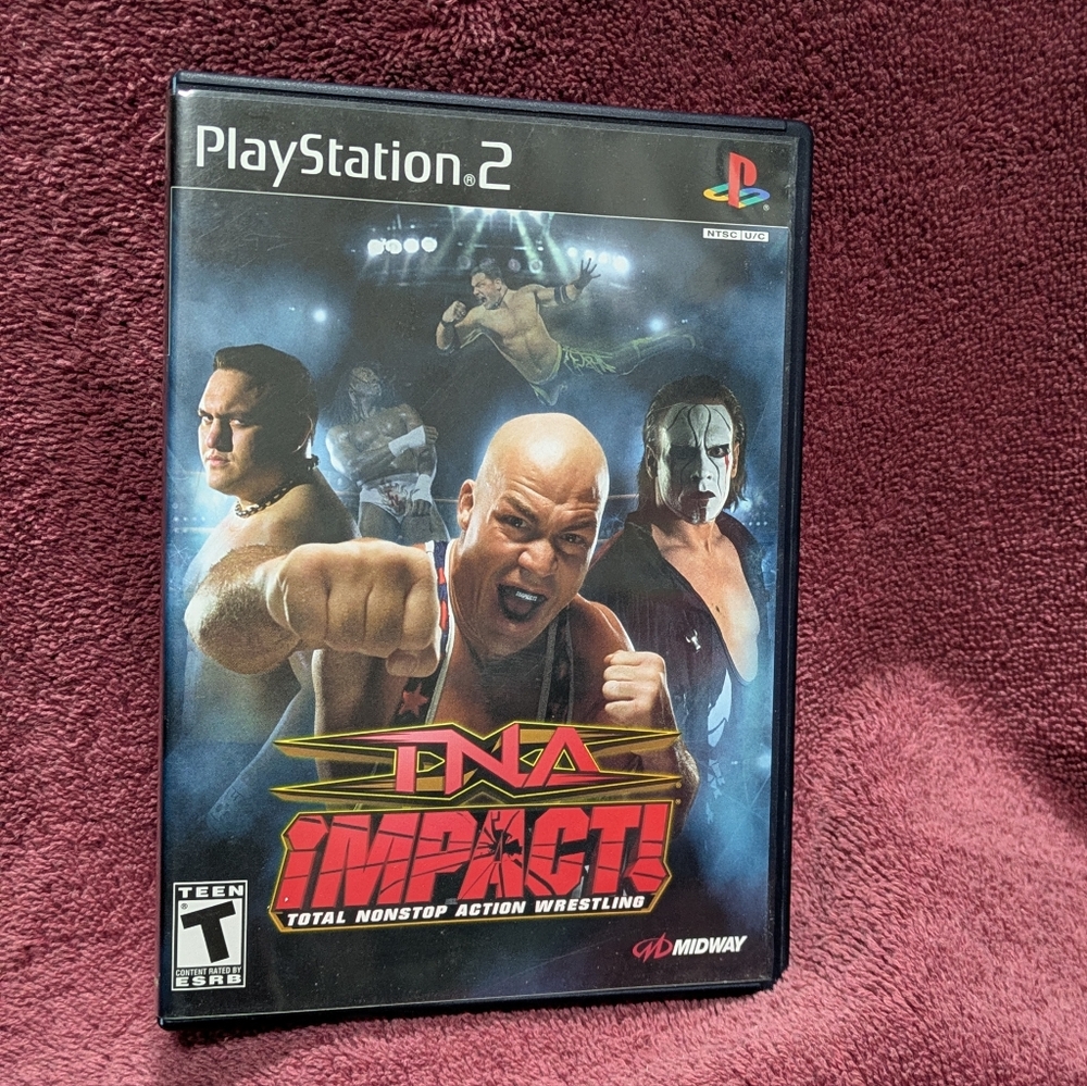 TNA IMPACT Wrestling PS2 Game 🔥Complete In Box | Black Label | NM